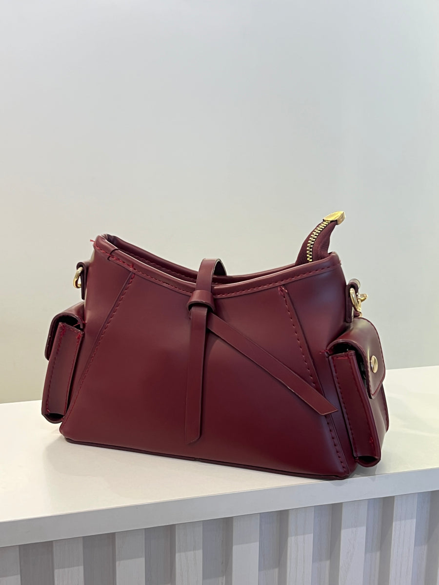 The Knot-Detail Satchel Duo
