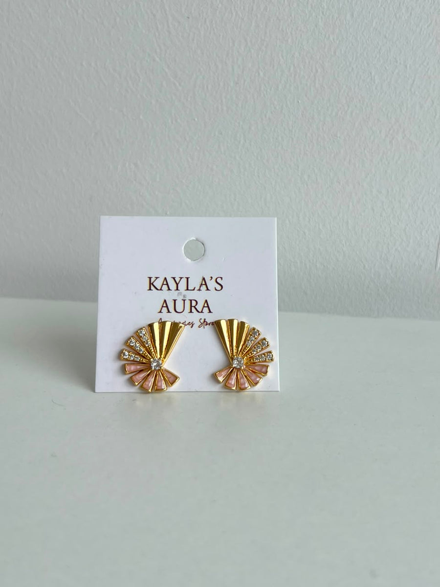 The Deco Fan Studs