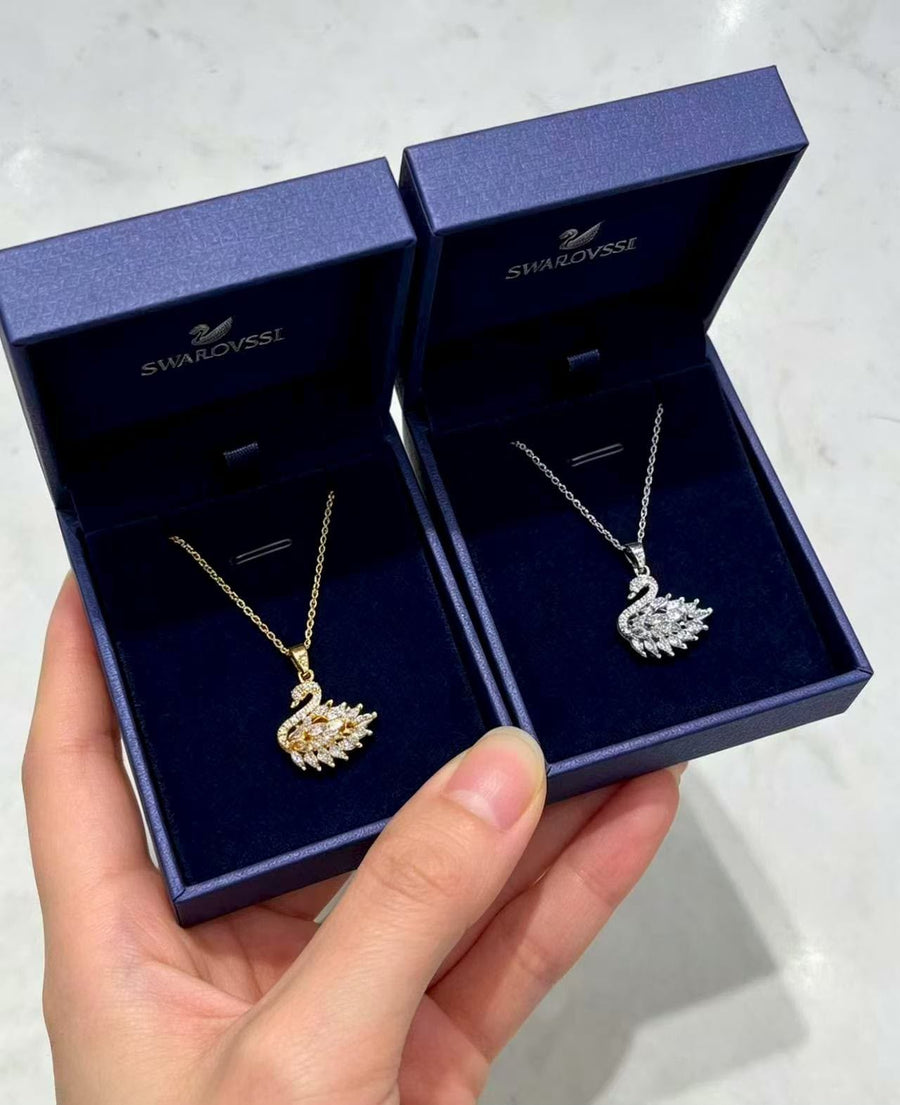The Swan Pendant Necklaces